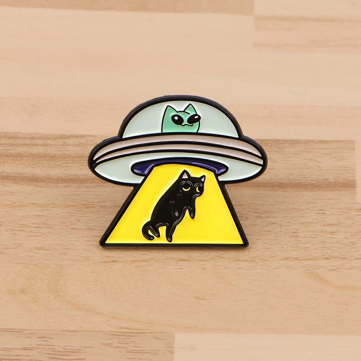 Cosplay Prop Bag - UFO الغريبة المينا دبوس القط الأسود