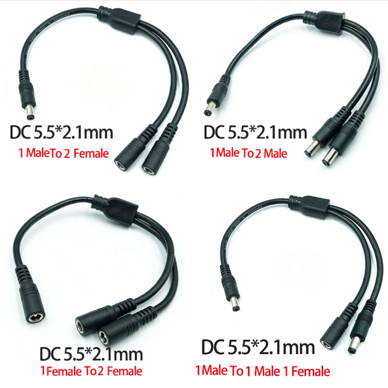 Led El Wire - موصل تيار مستمر 5.5 مم *