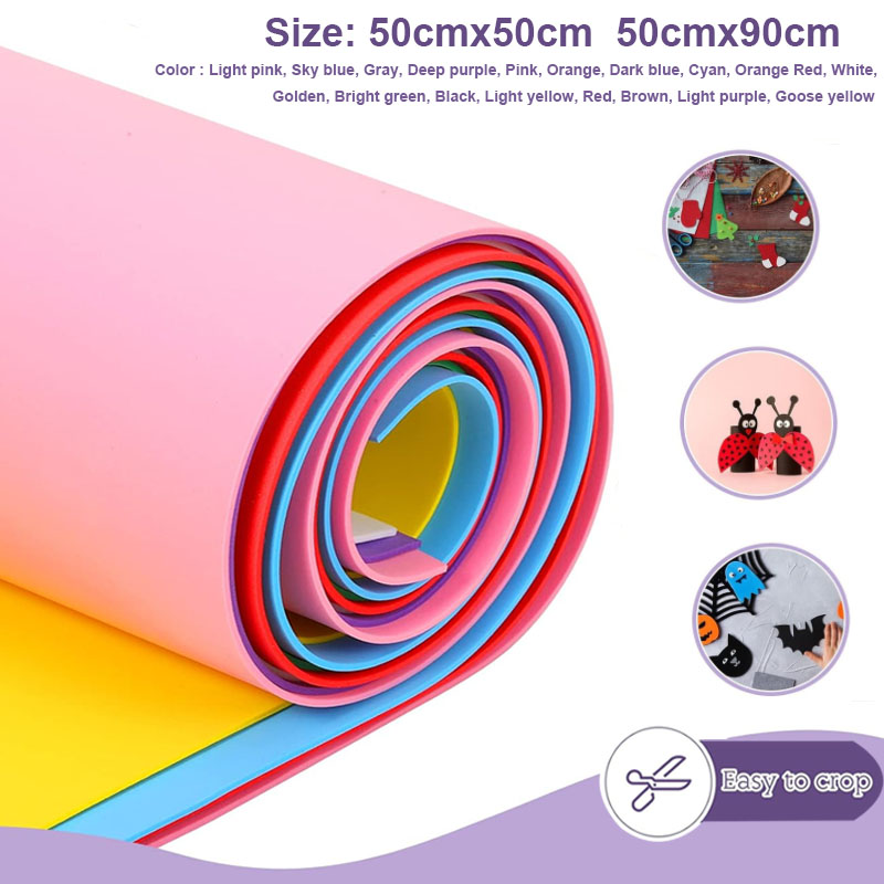Eva Foam Sheet - 1 قطعة أوراق رغوة إيفا الملونة