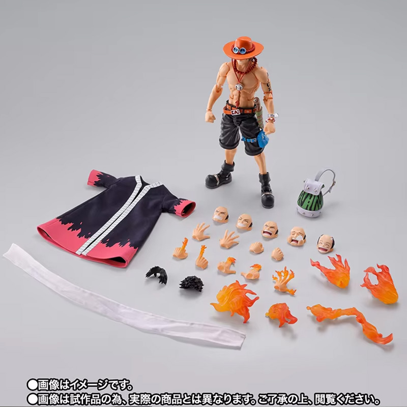 Good Smile Company Figma - 18 سنتيمتر Portgas D Ace أنيمي