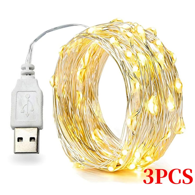 Led El Wire - سلك نحاسي LED سلسلة عيد الميلاد