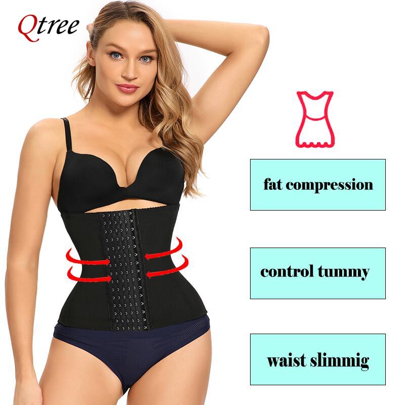 Qtree 6 السنانير مدرب خصر حزام - مراجعة Boning Corset Steel وسعره