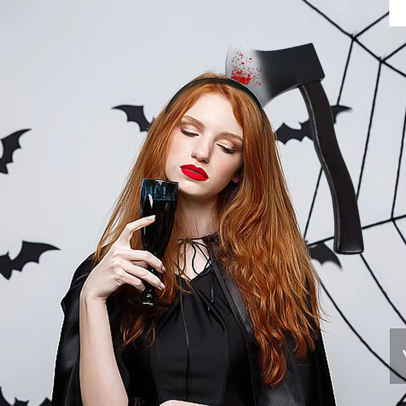 زينة الهالوين: فأس وسكين مزيفا - مراجعة Cosplay Prop Axe وسعره