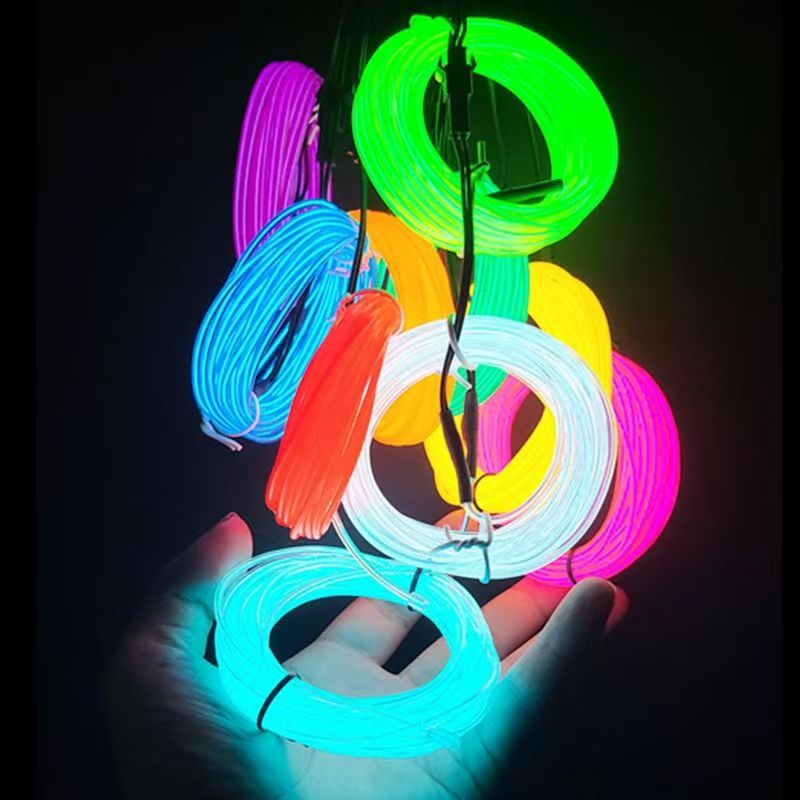 سلك EL بطول 10/5/3/1 متر مع أض - مراجعة Led El Wire وسعره