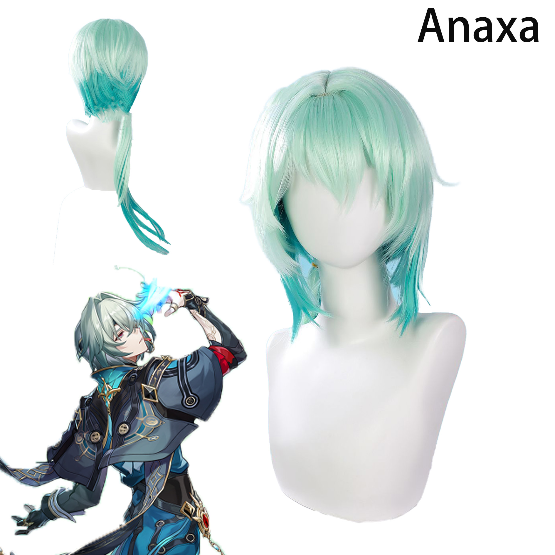 باروكة تنكرية لشخصية أنكسا من  - مراجعة Anaxa Cosplay Prop وسعره