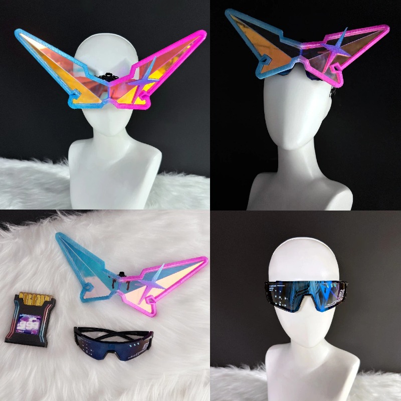 مجموعة نظارات ملونة لشخصية سيل - مراجعة Prop De Cosplay وسعره