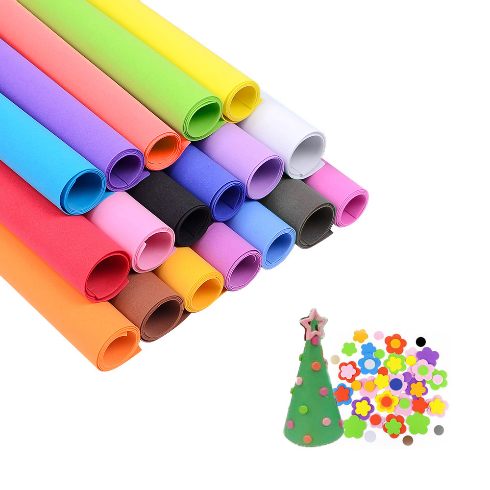 16 ألوان ملونة إيفا رغوة صفائح - مراجعة Eva Foam Sheet وسعره