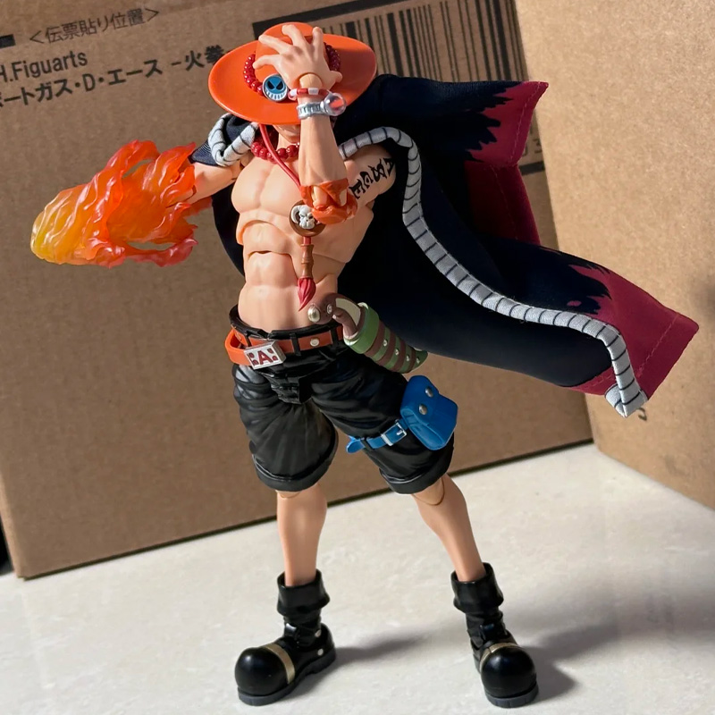18 سنتيمتر Portgas D Ace أنيمي - مراجعة Good Smile Company Figma وسعره