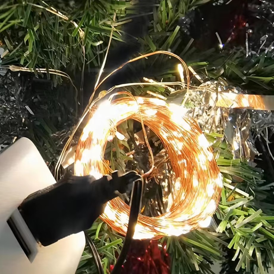 سلك نحاسي LED سلسلة عيد الميلا - مراجعة Led El Wire وسعره